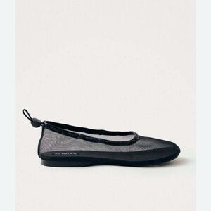 Alohas Gill Black Mesh Ballet Flats 36=6